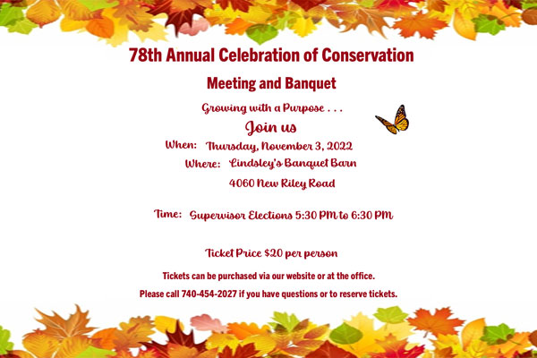 Muskingum Soil And Water Conservation District - 78th Annual Celebration of Conservation